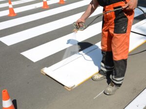 نحوه اجرای رنگ ترافیکی